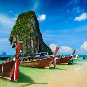4 Islands Day Trip By Long Tail Boat - Lunch + SIC Hotel Transfer ( Not Including National Park fee)