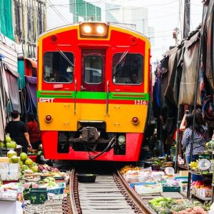 Bangkok City Tour - Package - C - Damnuan Saduak Floating Market + Train Market + SIC Hotel Transfer