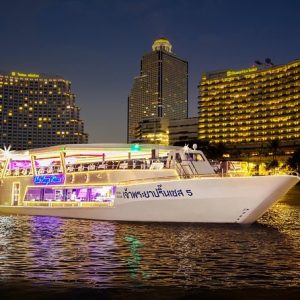 Chao Phraya Princess Dinner Cruise Bangkok - Indian Buffet Dinner Ticket + SIC Hotel Transfer