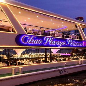Chao Phraya Princess Dinner Cruise Bangkok - International Buffet Dinner Ticket + SIC HotelTransfer